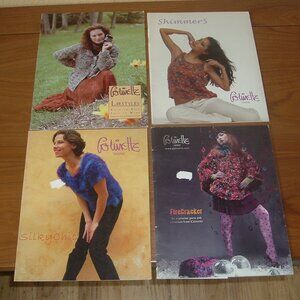 Colinette Yarns FOUR Knitting Pattern Books  - Sweaters + more